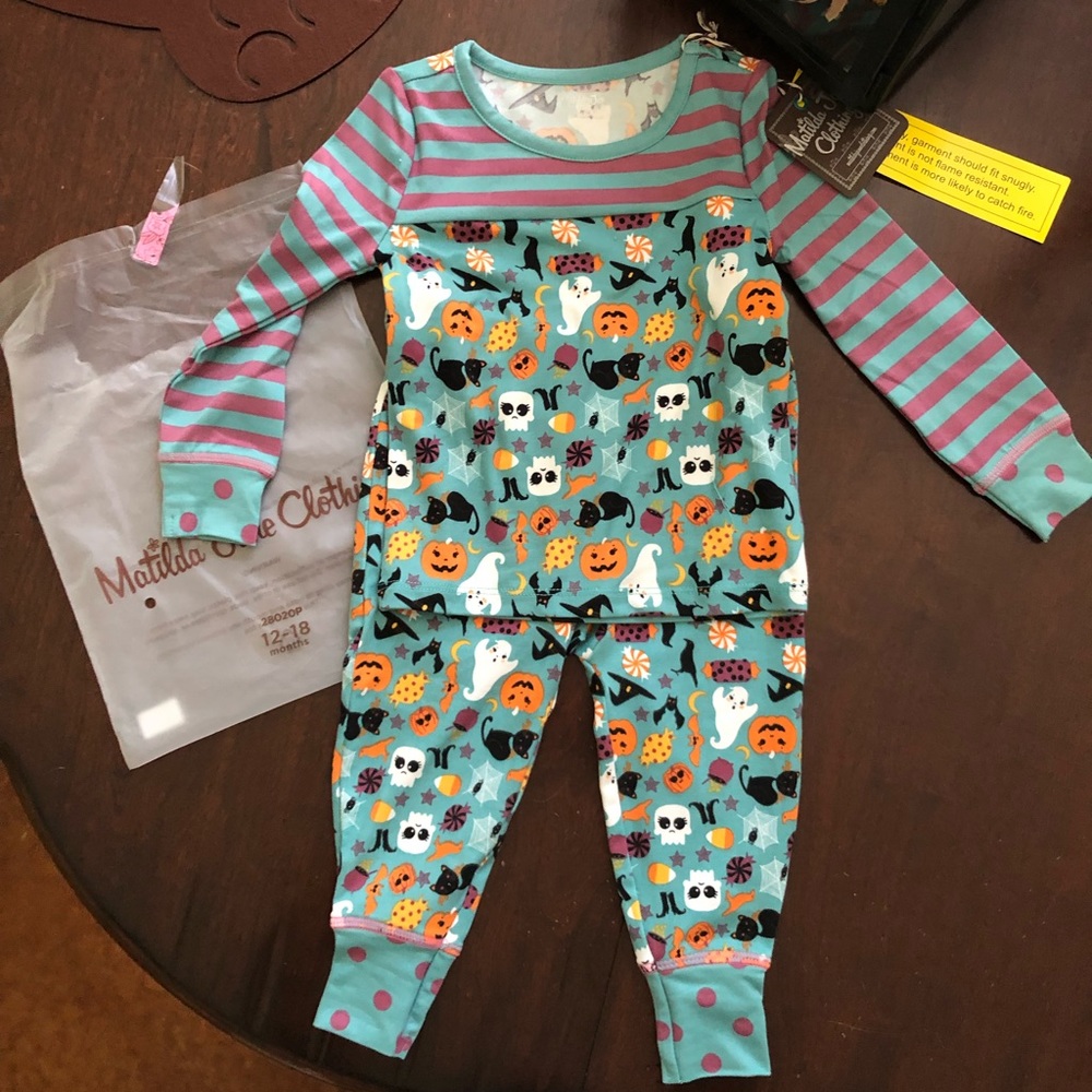 Matilda Jane fright night pajamas. NWT